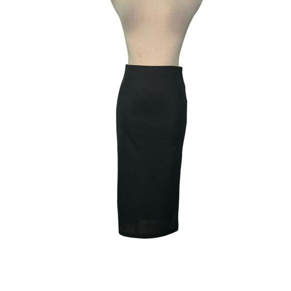 FOREVER 21 black pull on knit pencil skirt size Small - Picture 8 of 16